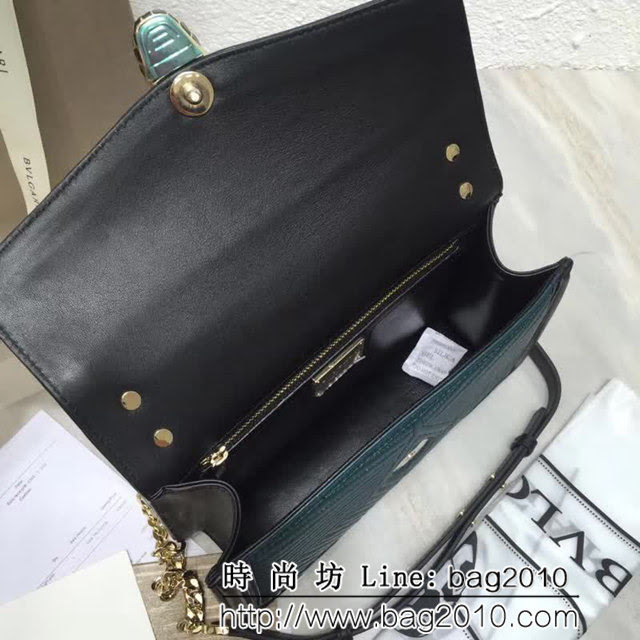 BVLGARI寶格麗 2018專櫃新型蛇頭包 蛇形繡線限定款 Serpenti Forever系列 286628 FYD1069
